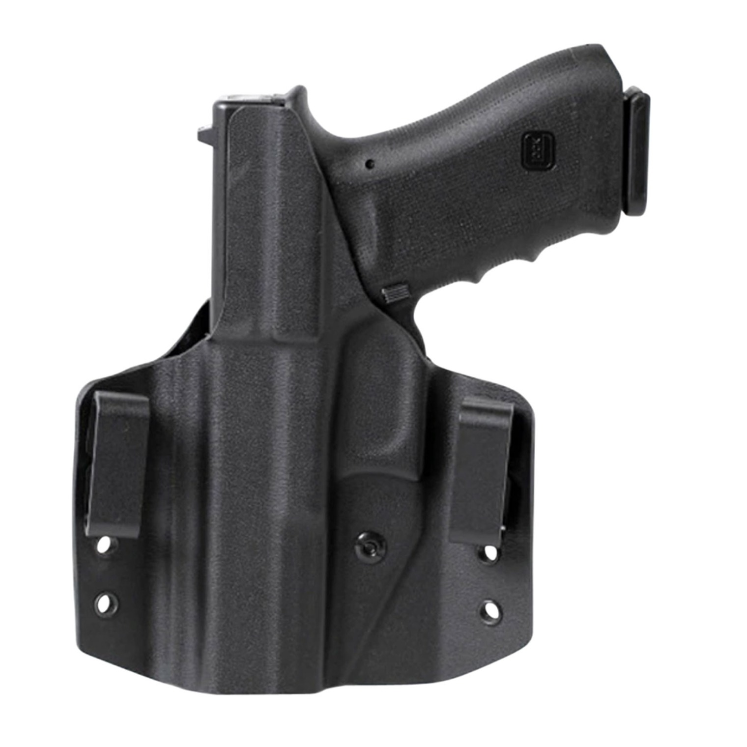 Uncle Mike’s 54CCW67BGL CCW Holster OWB Black Boltaron Belt Slide Compatible w/Glock 42 Left Hand