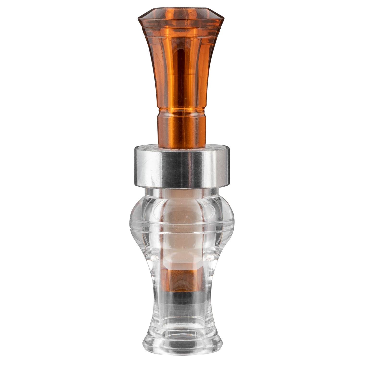 Echo Calls 77806 Timber Bourbon & Water Double Reed Mallard Sounds Attracts Ducks Brown/Clear Polycarbonate