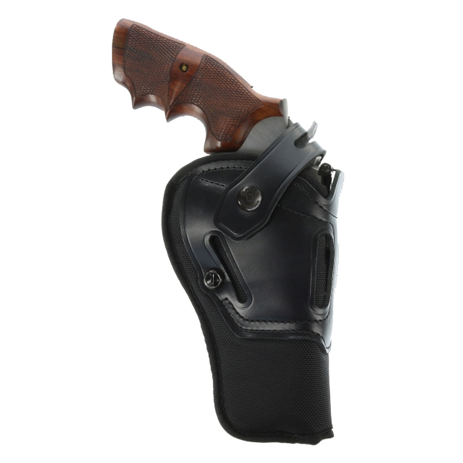 Galco SR86B Switchback OWB Black Leather Belt Slide Fits S&W X Frame 500/Taurus Raging Bull/6.50” Barrel Ambidextrous
