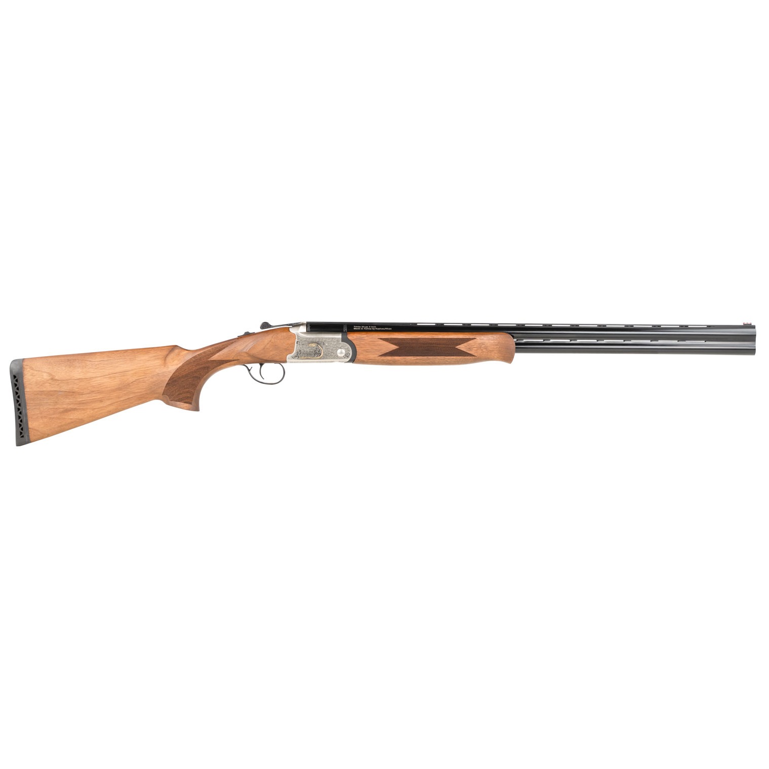 TriStar 33110 Trinity O/U 20 Gauge 26” 2rd 3” Silver Engraved with 24K Gold Inlay Rec Turkish Walnut Stock Right Hand (Full Size) Includes 5 MobilChoke