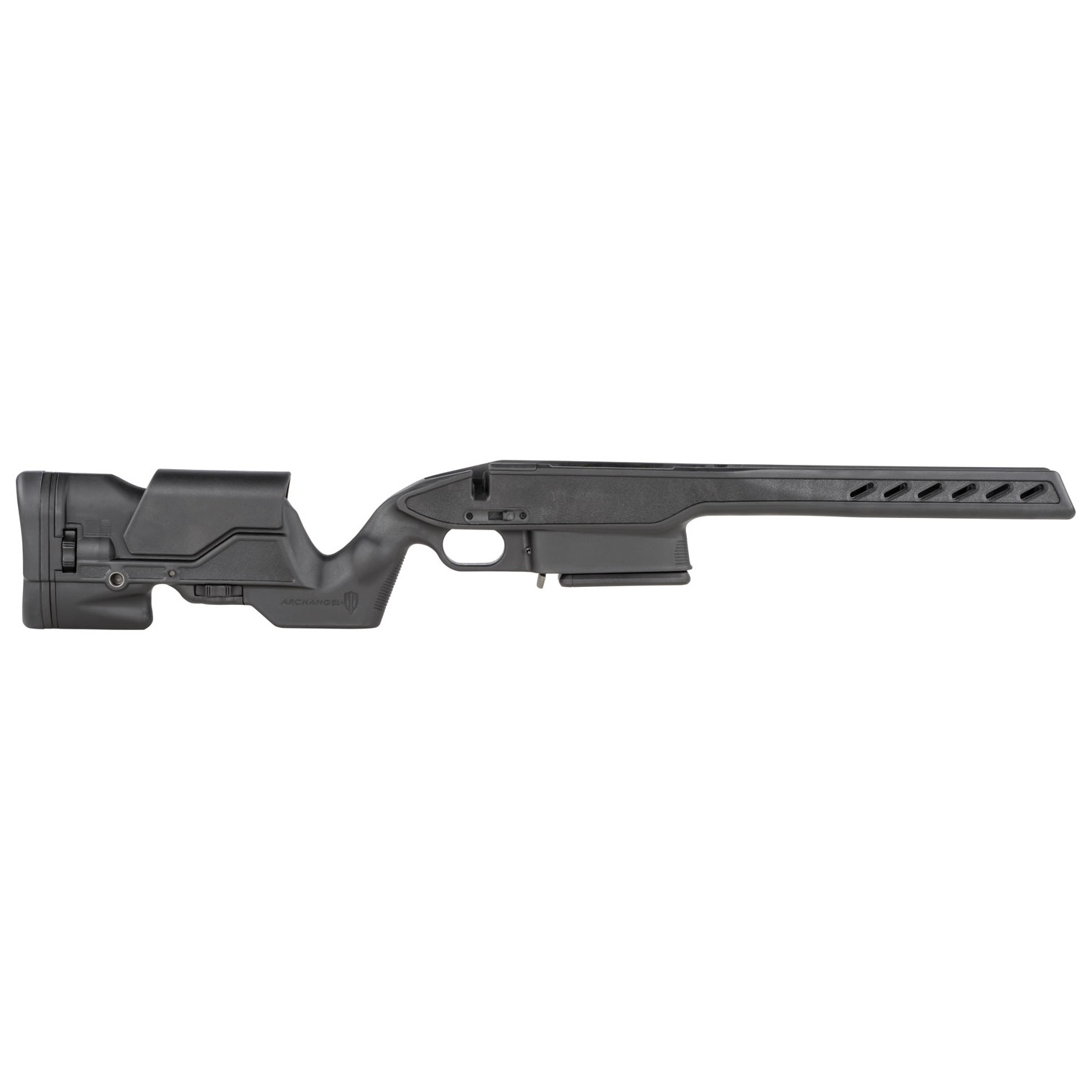 Archangel AAS111MLA Precision Elite Stock Black Synthetic Aluminum Pillar Bedded for Savage 110/111 Long Action Magnum Caliber