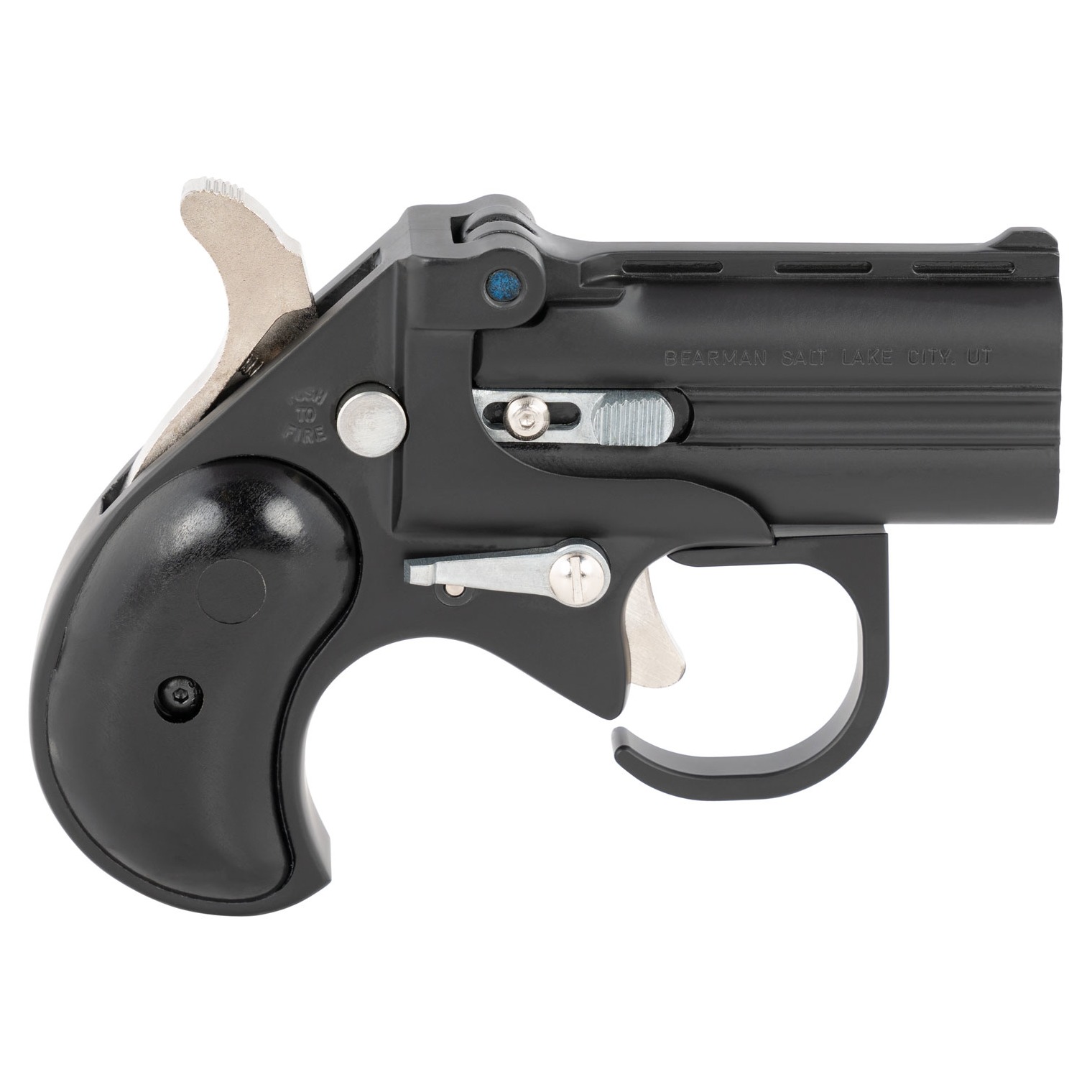 Bearman 380 ACP Derringer Big Bore 2.75” 2rd Black Wood Grip