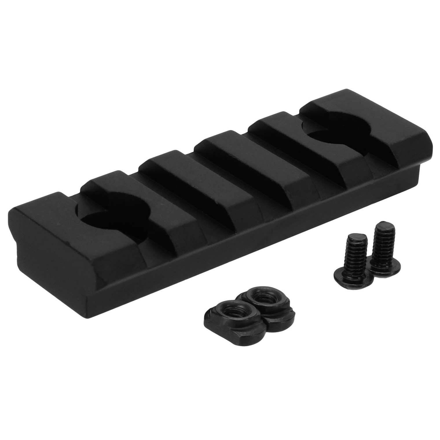 TacFire MAR105S M-LOK Accessory Picatinny Rail 2 3/8” Black Anodized