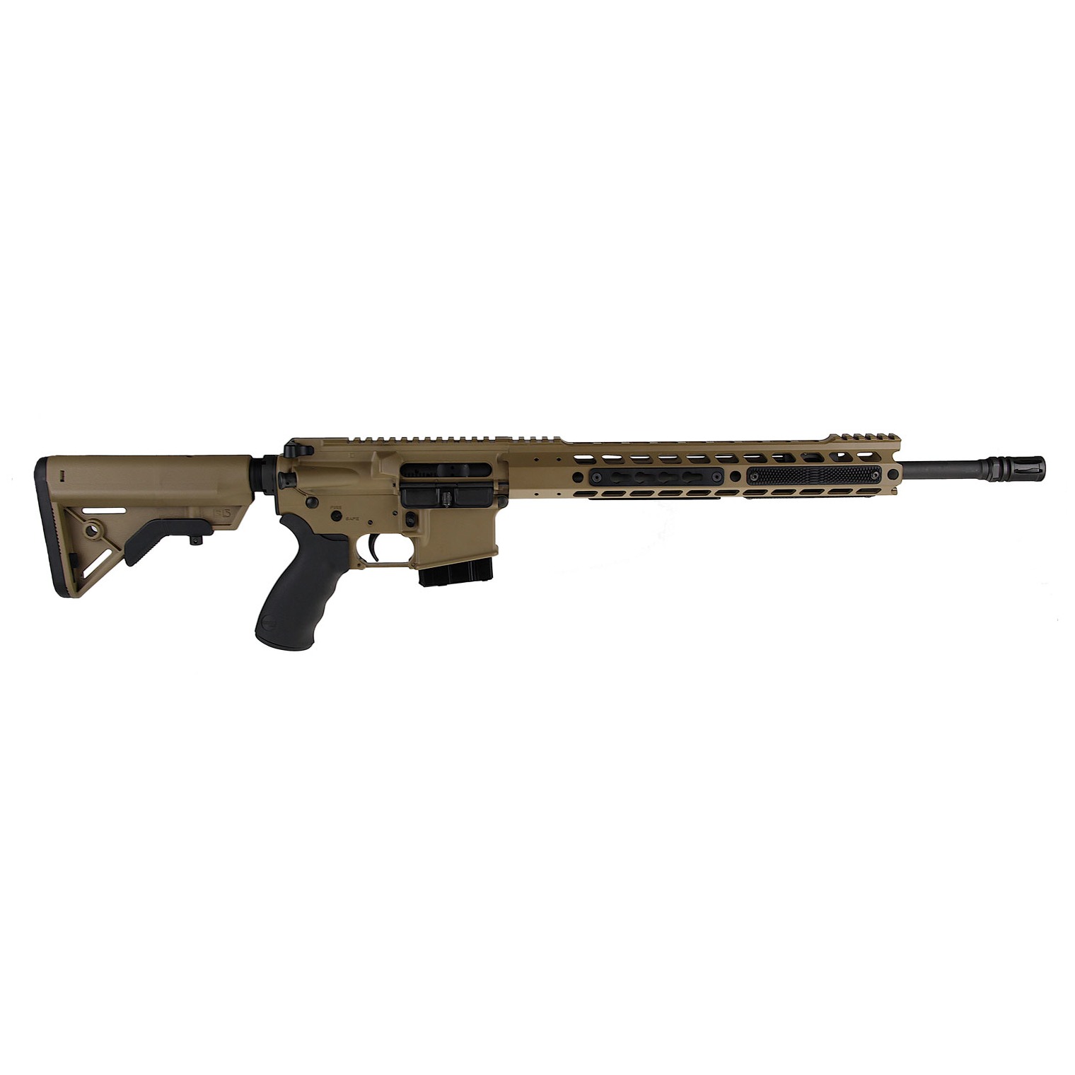 Alexander Arms RTA65DEVE Tactical 6.5 Grendel 16” 10+1 Flat Dark Earth Cerakote Flat Dark Earth SopMod B5 Stock Black Polymer Grip Right Hand