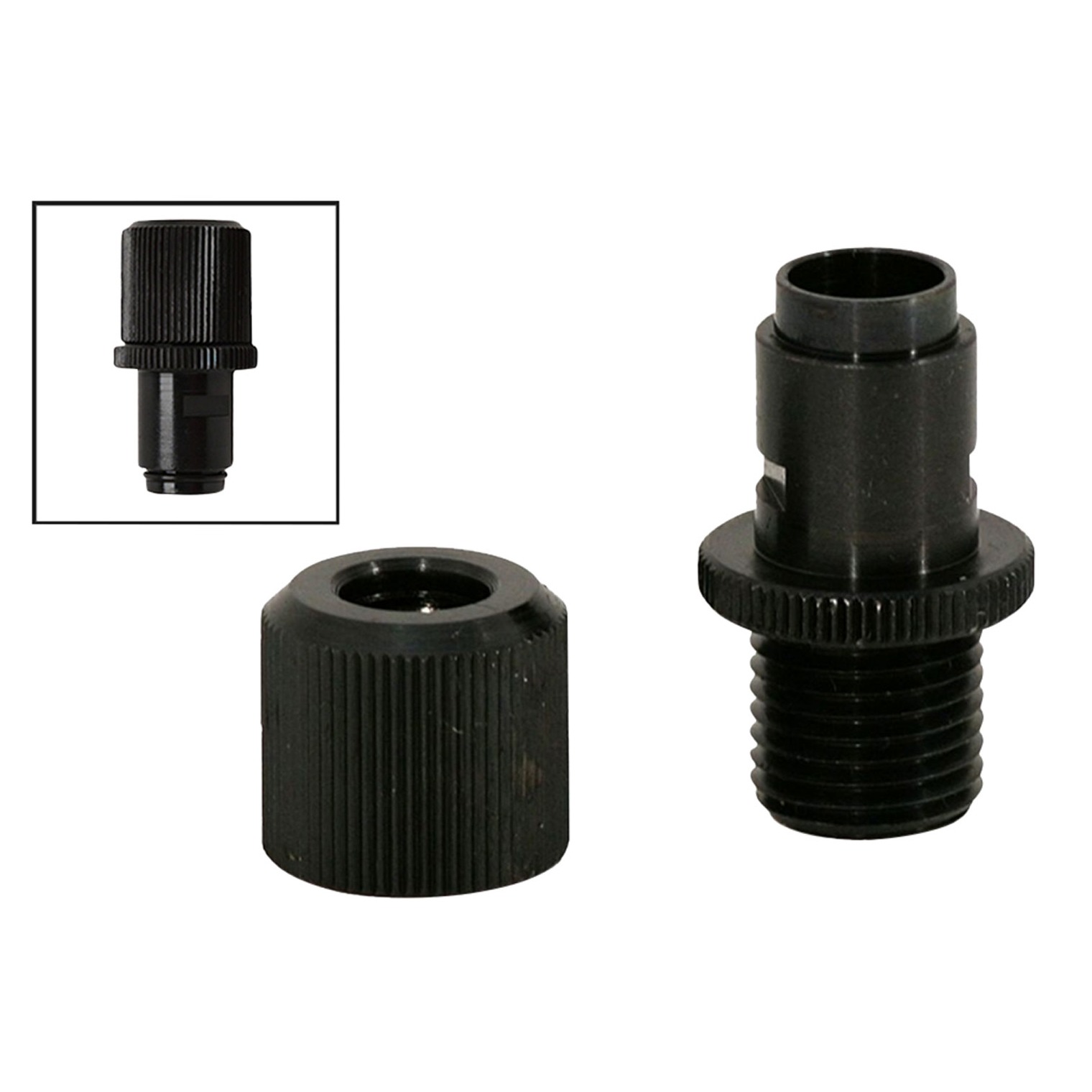 Walther Arms 512105 Threaded Barrel Adapter P22 Black Nitride Stainless Steel 1/2”-28 tpi Handgun