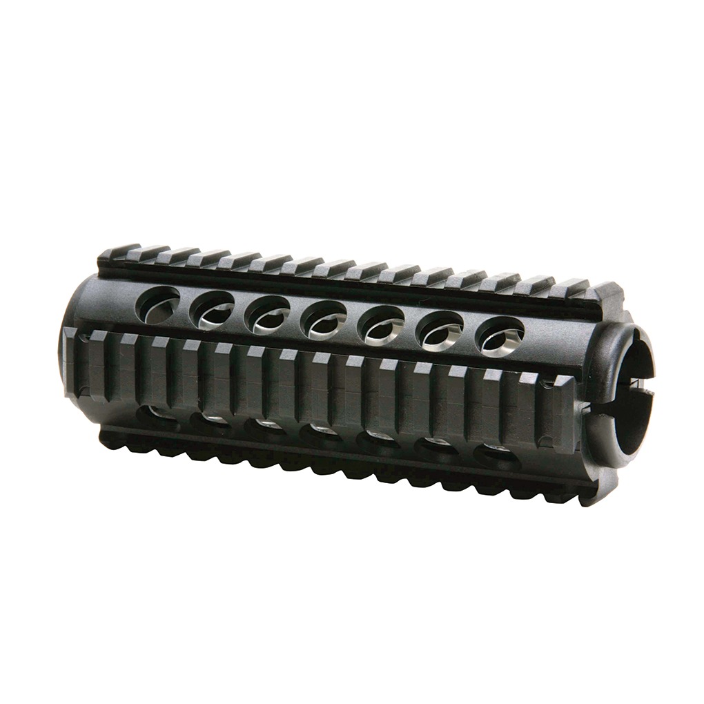 ProMag PM242 Quad Rail Handguard 2-Piece Polymer w/Aluminum Heat Shield Insert Black AR-15 Carbine