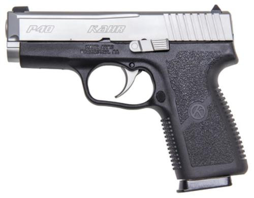 Kahr Arms P40 Standard DAO 40S&W, 3.5" Barrel, Black, Poly Frame, SS, 6rd