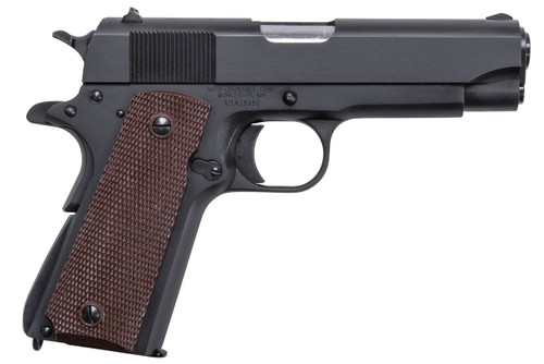Thompson 1911 Commader Single 45 ACP 4.25" Barrel Brown Polymer Grip Black 7rd Mag