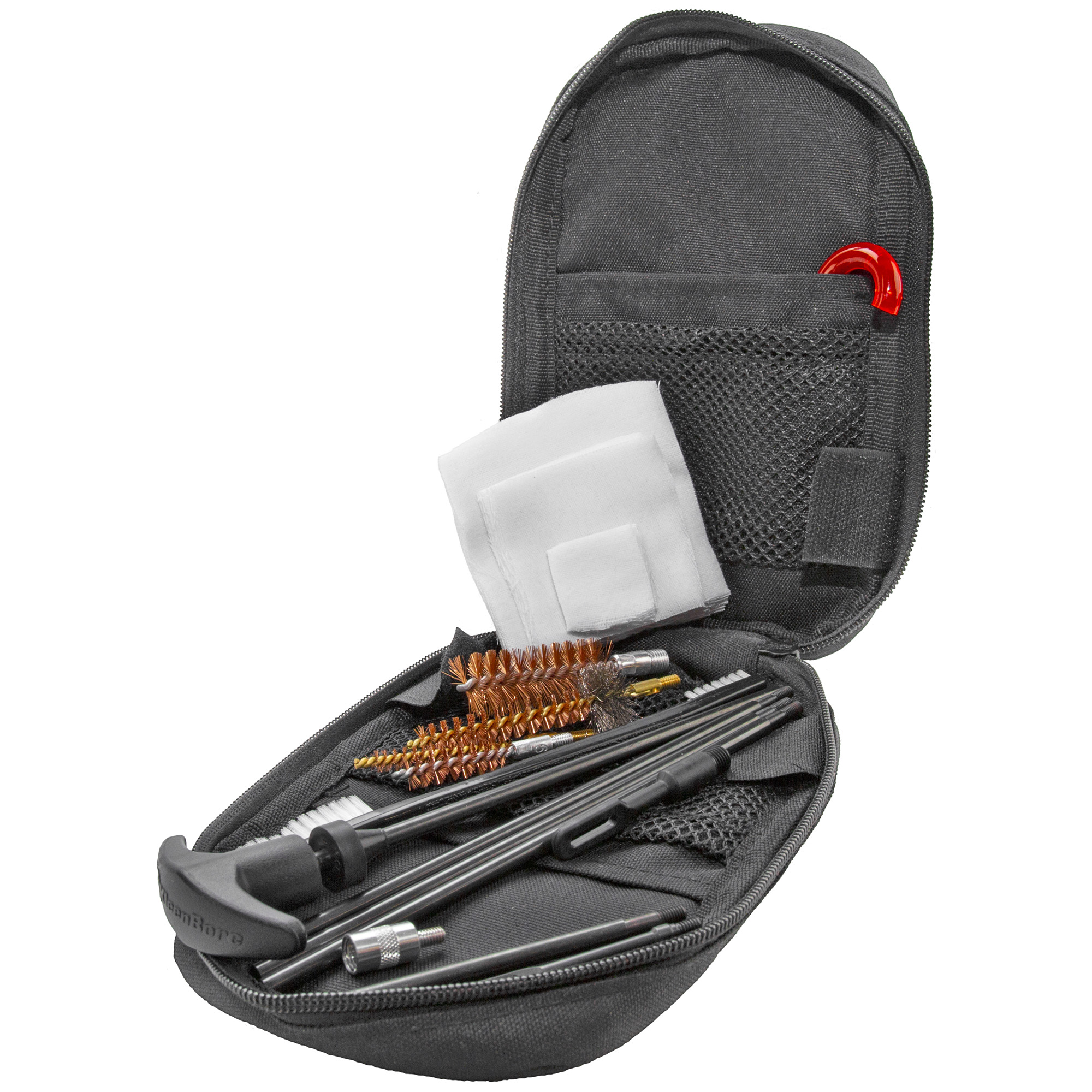 KleenBore KB3G 3 Gun Tactical Kit .223 Rem/ 5.56 NATO/ 9mm/ 12 Gauge Handguns/Rifles/Shotguns Bronze/Nylon Bristles
