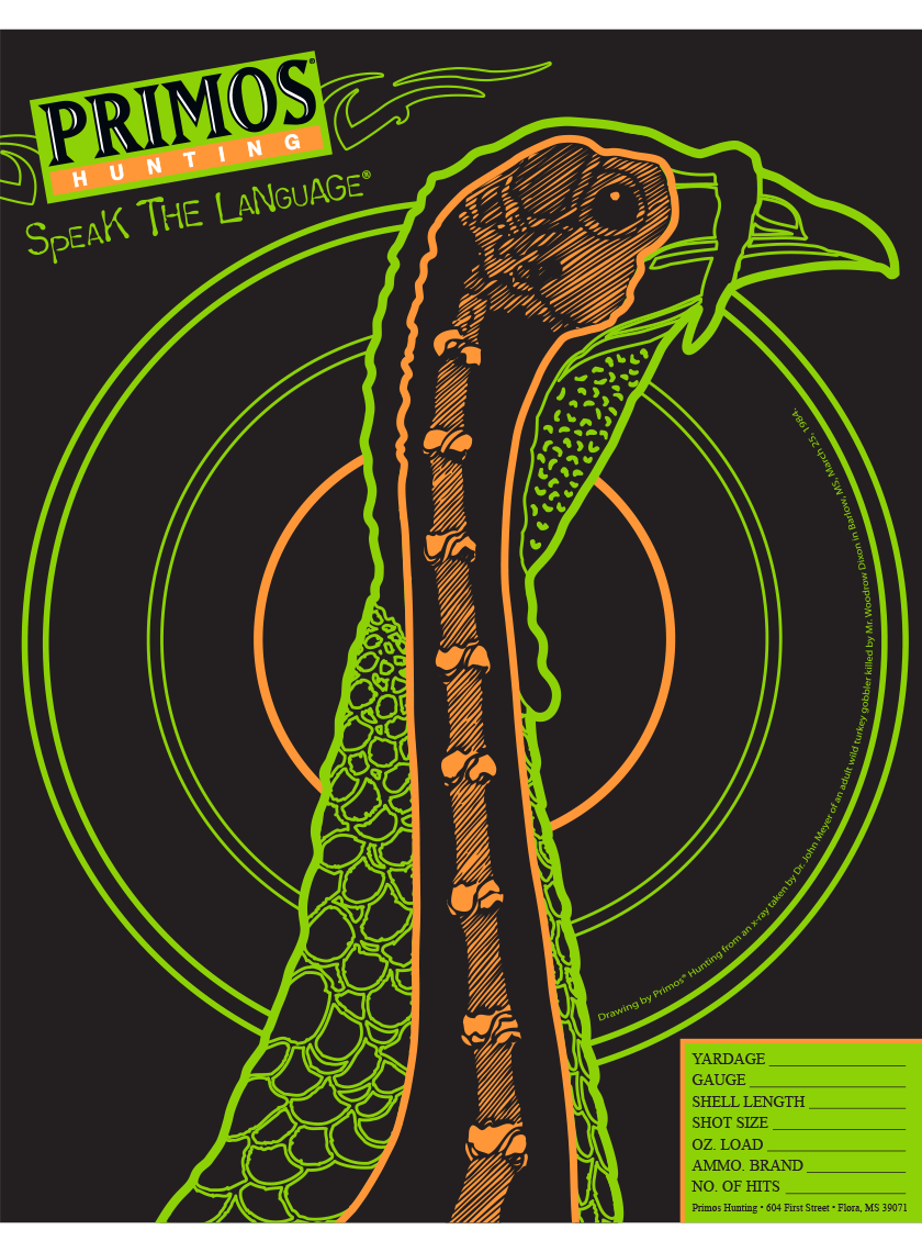 Primos Visishot Turkey Targets 10pk #6042