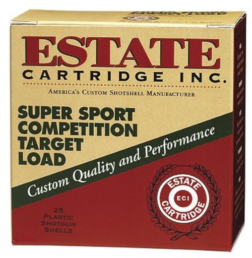 Estate Super Sport Target 12 Ga, 1 1/8oz, 7.5 Shot, 25rd/Box