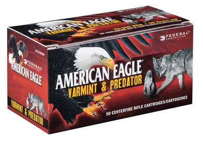Federal American Eagle 22 Hornet 35gr, Varmint, 50rd Box