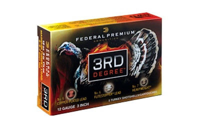 Federal Third Degree Turkey 12 Ga, 3", 1 3/4oz, 5rd Box