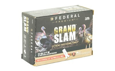 Federal Grand Slam Turkey 12 Ga, 2.75", 1-1/2oz, 5 Shot, 1200 FPS, 10rd Box