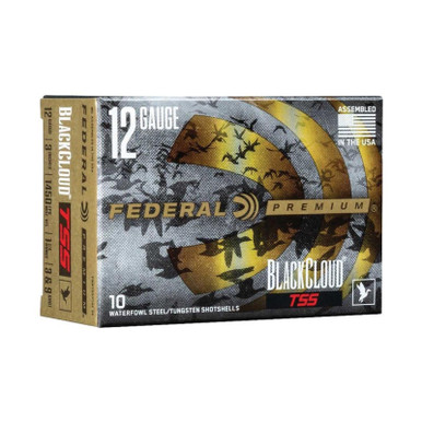 Federal PWBTSSX14239 Black Cloud TSS 12Gauge 3" 1 1/4oz Steel Tungsten 3/9Shot 10 Per Box/10 Case