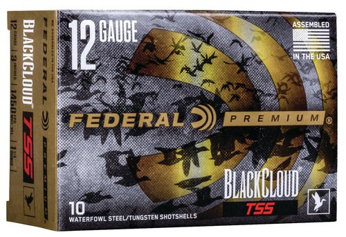 Federal BlackCloud 12 Ga, 3", 1 1/4oz, 18 g-cc Tungsten Super Shot, 10rd Box