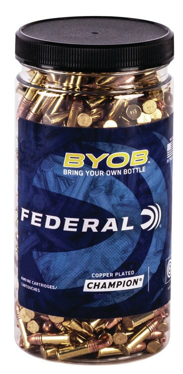 Federal Small Game Target BYOB 17 HMR 17gr, Speer TNT Jacketed Hollow Point 250rd Bottle