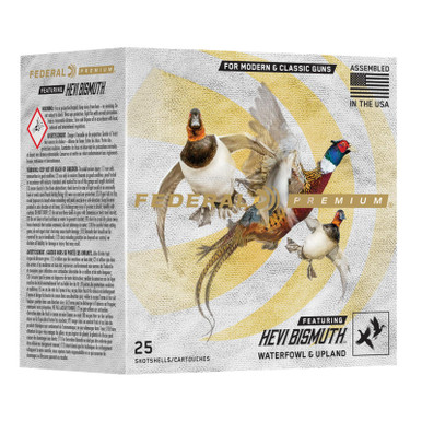 Federal PHBX2443 Premium HEVI-Bismuth 20Gauge 3" 1 1/8oz 3Shot 25 Per Box/10 Case