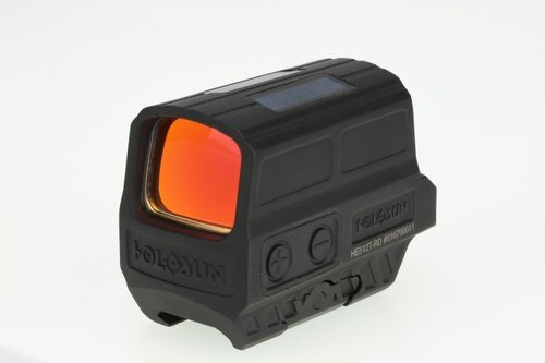 Holosun 512 Rifle Enclosed Reflex, Solar, Green Multi-Reticle, Titanium, Enclosed, Solar, Shake Awake, Rifle