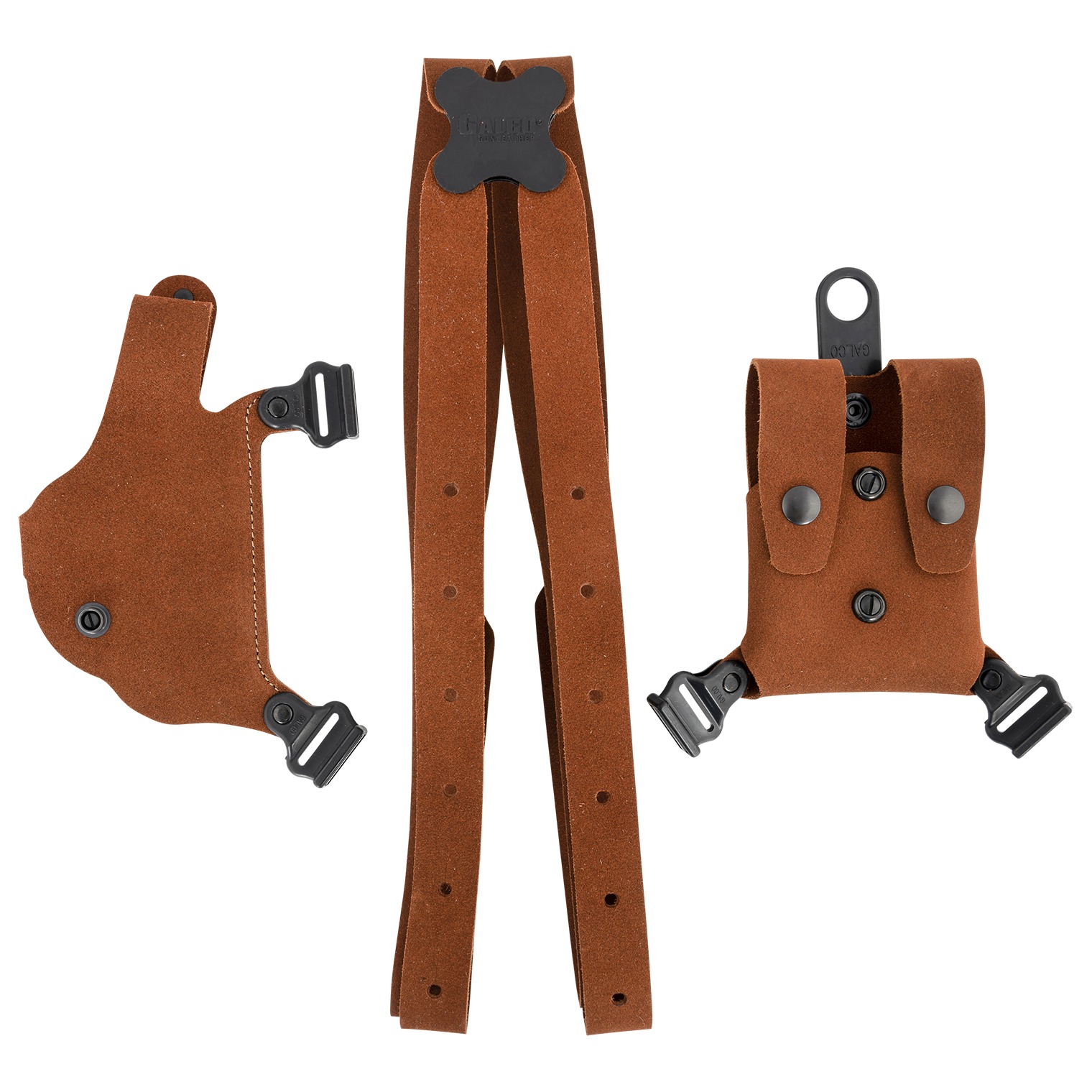 Galco CL2636 Classic Lite 2.0 Shoulder System Size Fits Chest Up To 56” Natural Leather Shoulder Fits Ruger LC Fits Ruger EC9 Right Hand