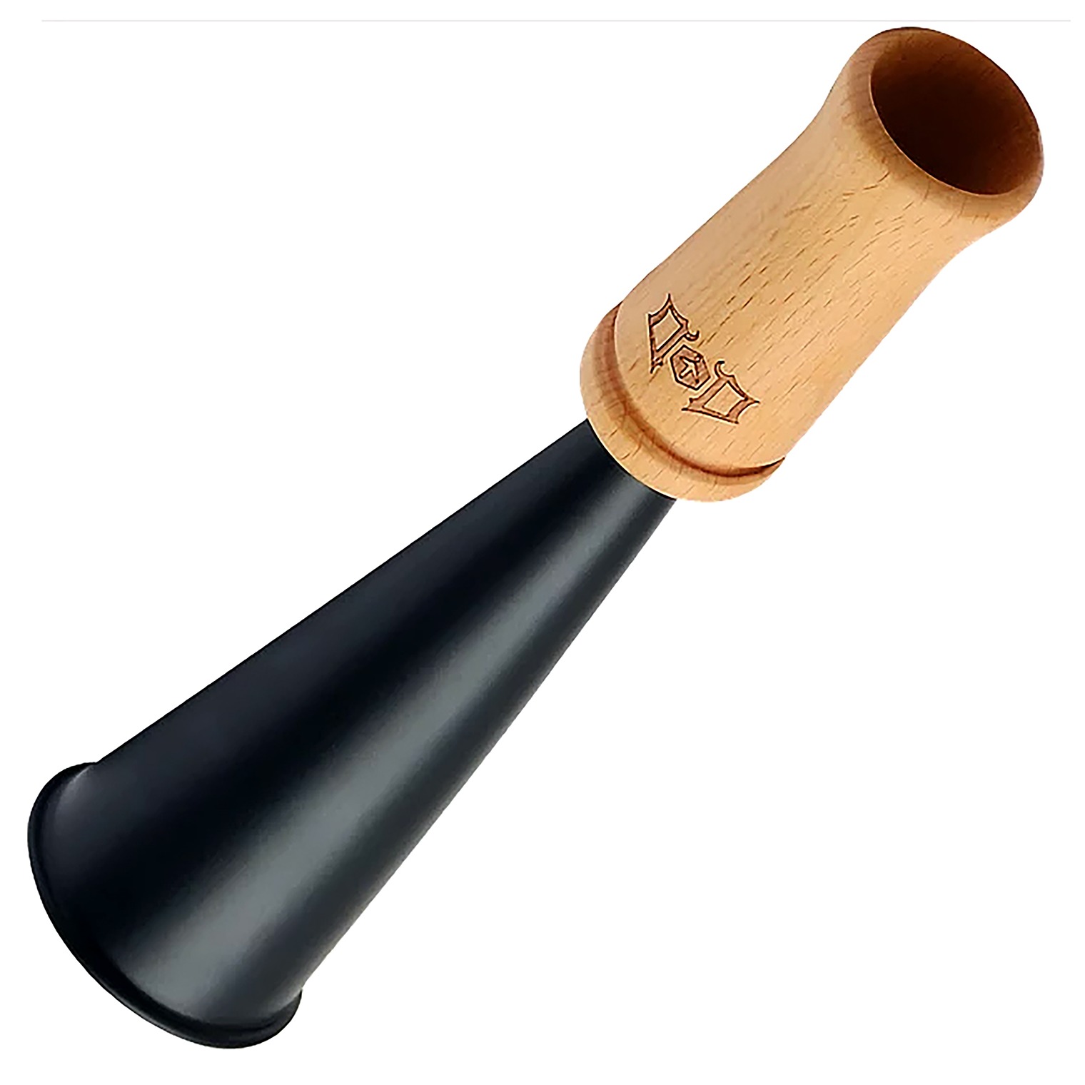 Drury Outdoors DODHOWL Howler Locator Attracts Turkeys, Black Wood Barrel/High Density Plastic Horn