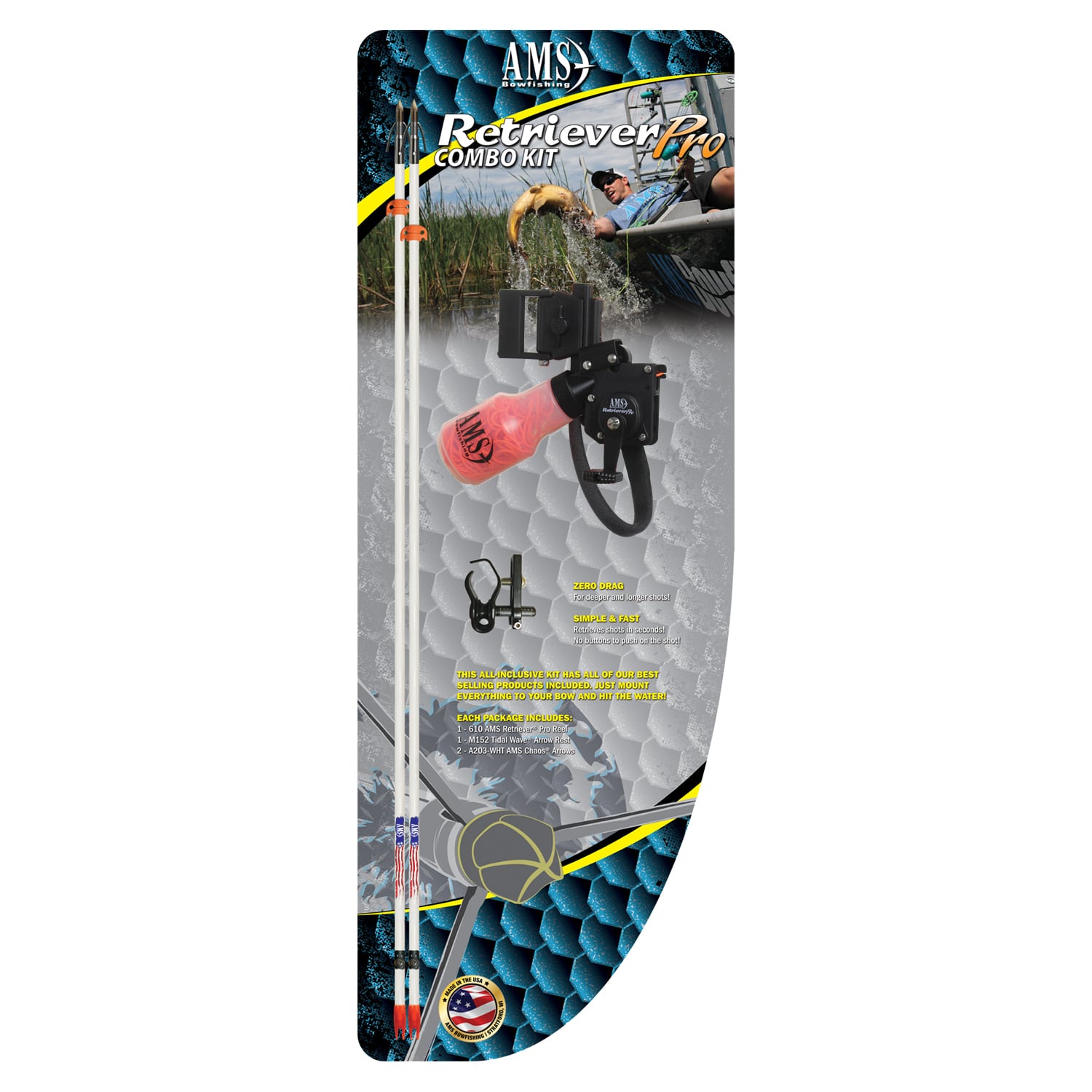 AMS Bowfishing AMS Retriever Pro Combo Kit #610-CMB