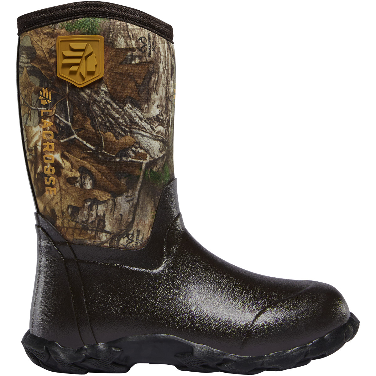 LaCrosse Youth Lil Alpha Lite Realtree Xtra Waterproof Rubber Boots #61025