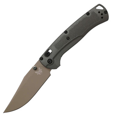 Benchmade Taggedout Deep Olive Grivory 3.5" Clip-Point Blade