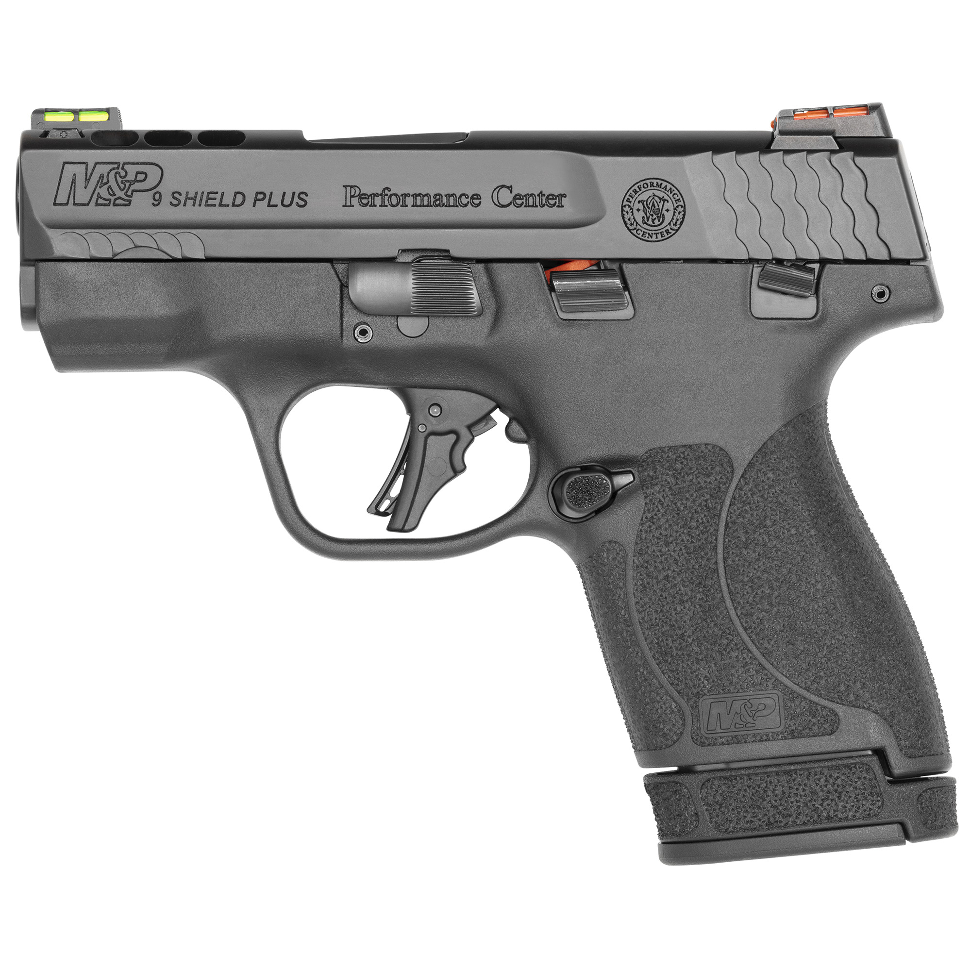 Smith & Wesson S&W 9mm 3.1" Thumb Safety Fiber Optic Performance Center 022188886535