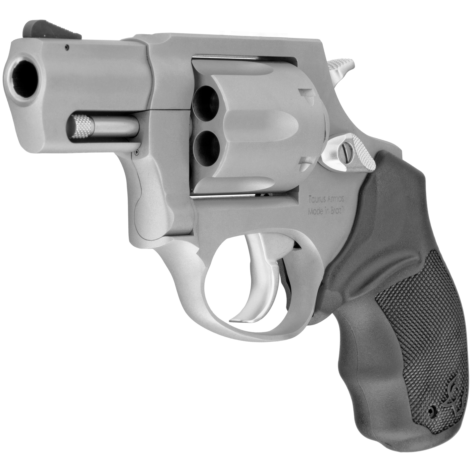 Taurus 856 38 Special +P 6rd 2” *CA Compliant Matte Stainless Steel Black Rubber Grip