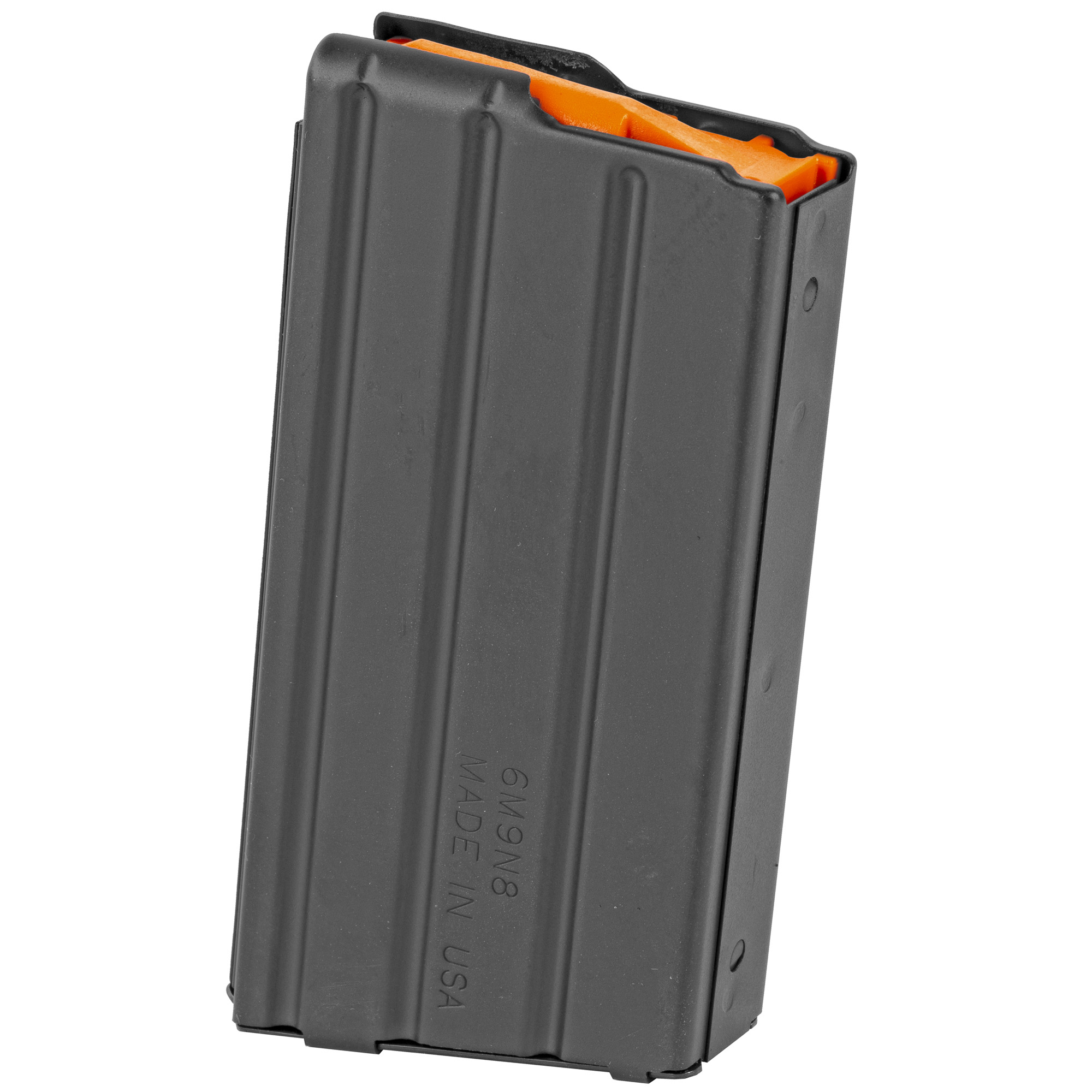 DuraMag 2035041178CPD SS 20rd 350 Legend for AR-15 Black w/ Orange Follower Detachable