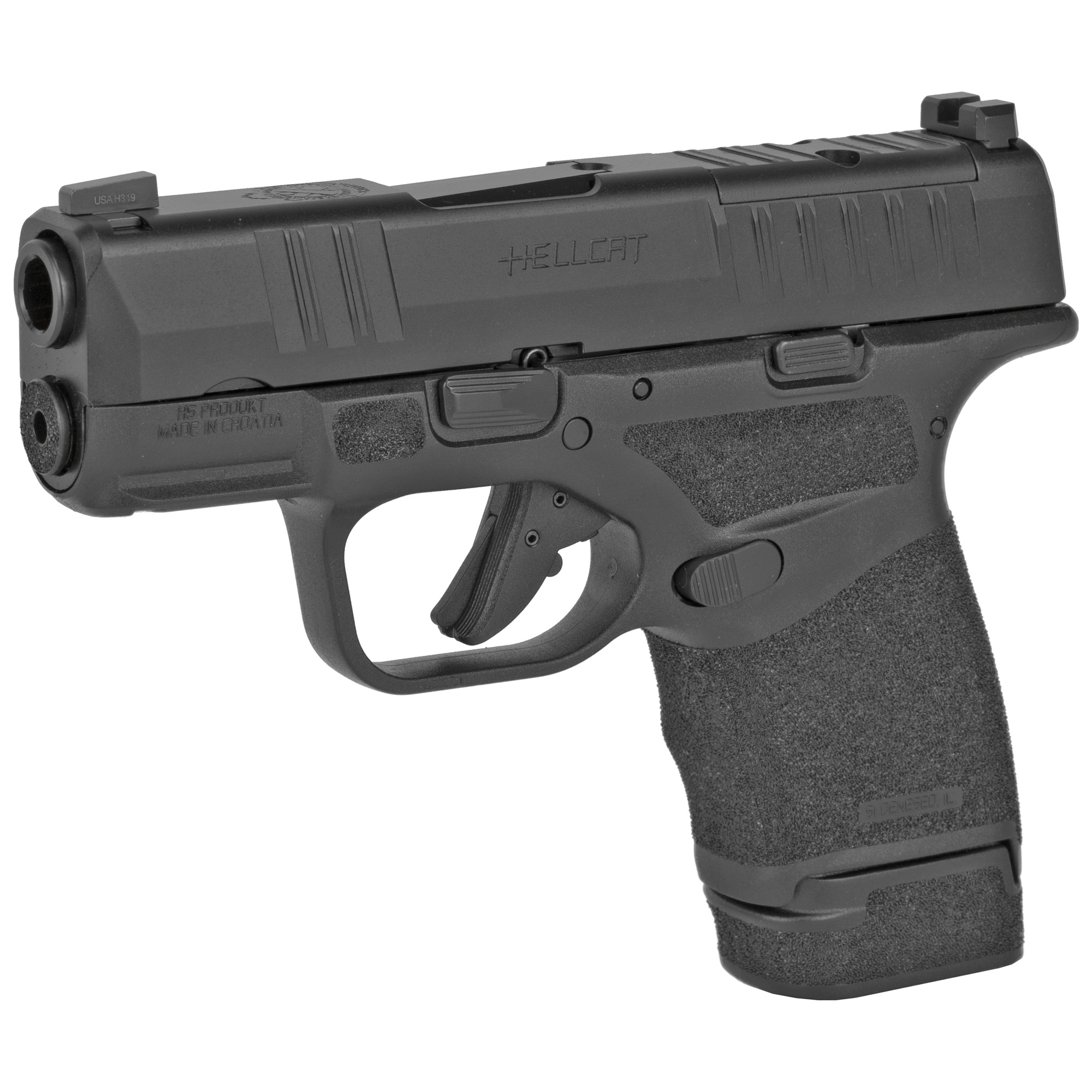 Springfield Armory Hellcat Pistol 9mm 3" 2 Mags Black OSP NEW Optics Ready Striker Fired Concealed Carry