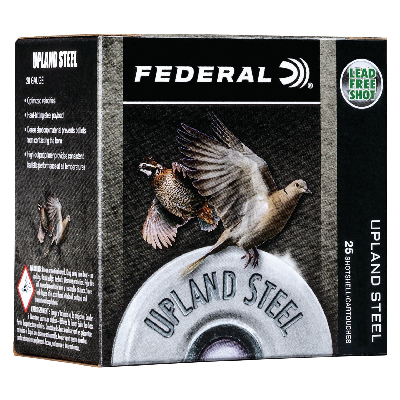 Federal USH4106 Upland Field & Range 410Gauge 3” 3/8oz 6Shot 25 Per Box/10 Case