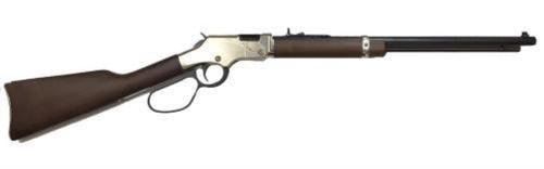 Henry Golden Boy Silver Large Loop 22 Short, 22 Long or 22 LR Caliber with 16 LR/21 Short Capacity, 20" Blued Barrel, Nickel-Plated Metal Finish & American Walnut Stock (Full Size)