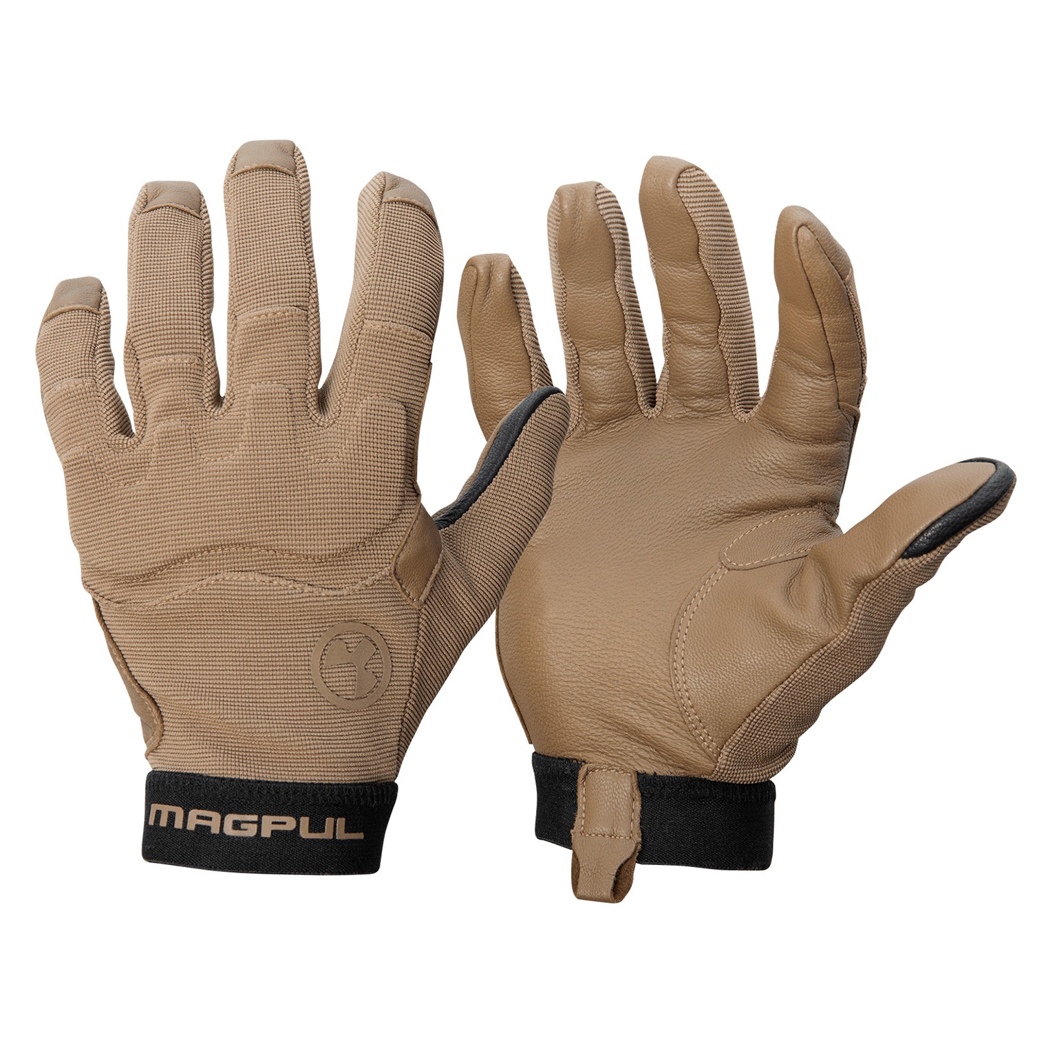 Magpul Patrol 2.0 Gloves Coyote Nylon Leather Medium MAG1015251