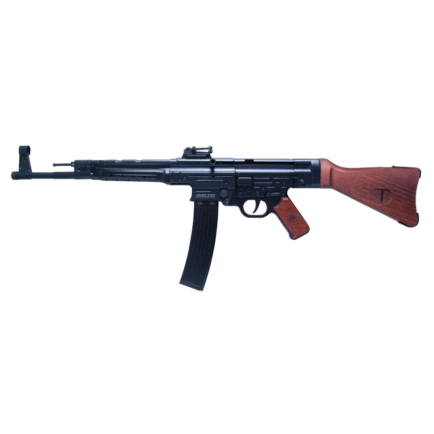 Mauser Rimfire 4440019CA STG-44 *CA Compliant Full Size 22 LR 10+1 16.50” Black Barrel & Receiver, Black Wood Fixed Stock