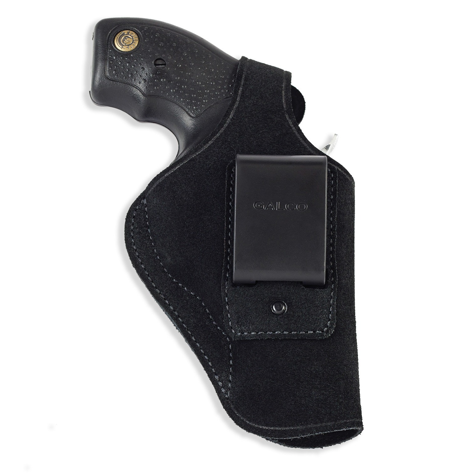 Galco WB160B Waistband IWB Black Leather Belt Clip Fits Ruger SP101/Charter Arms Undercover Right Hand