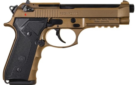 EAA Girsan 390106 Regard Burnt Bronze 9mm 4.9” 19-Rd Black Grip Ambi Safety