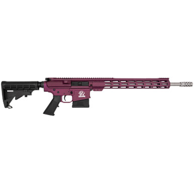Great Lakes Firearms GL10308SSCHY GLFA 308 Win 10+1 18" AR-10 Stainless Steel Black Cherry