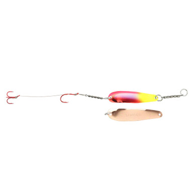 Michigan Stinger Spoon Harness 3 3/4" Chartresuse Pooh UV