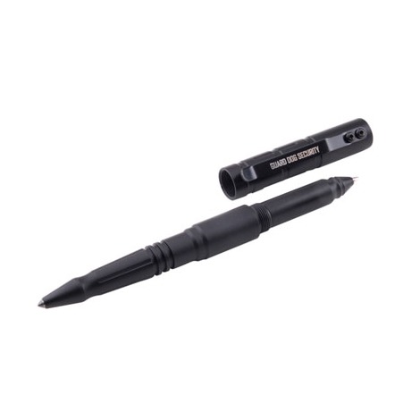 Guard Dog TPGDE1000BK Tactical Pen Black Aluminum Includes Pocket Clip