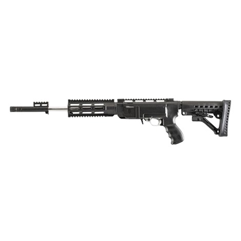 Archangel AA556RNB AR-15 Style Conversion Stock Black Synthetic 6 Position Collapsible for Ruger 10/22 (No Bayonet)