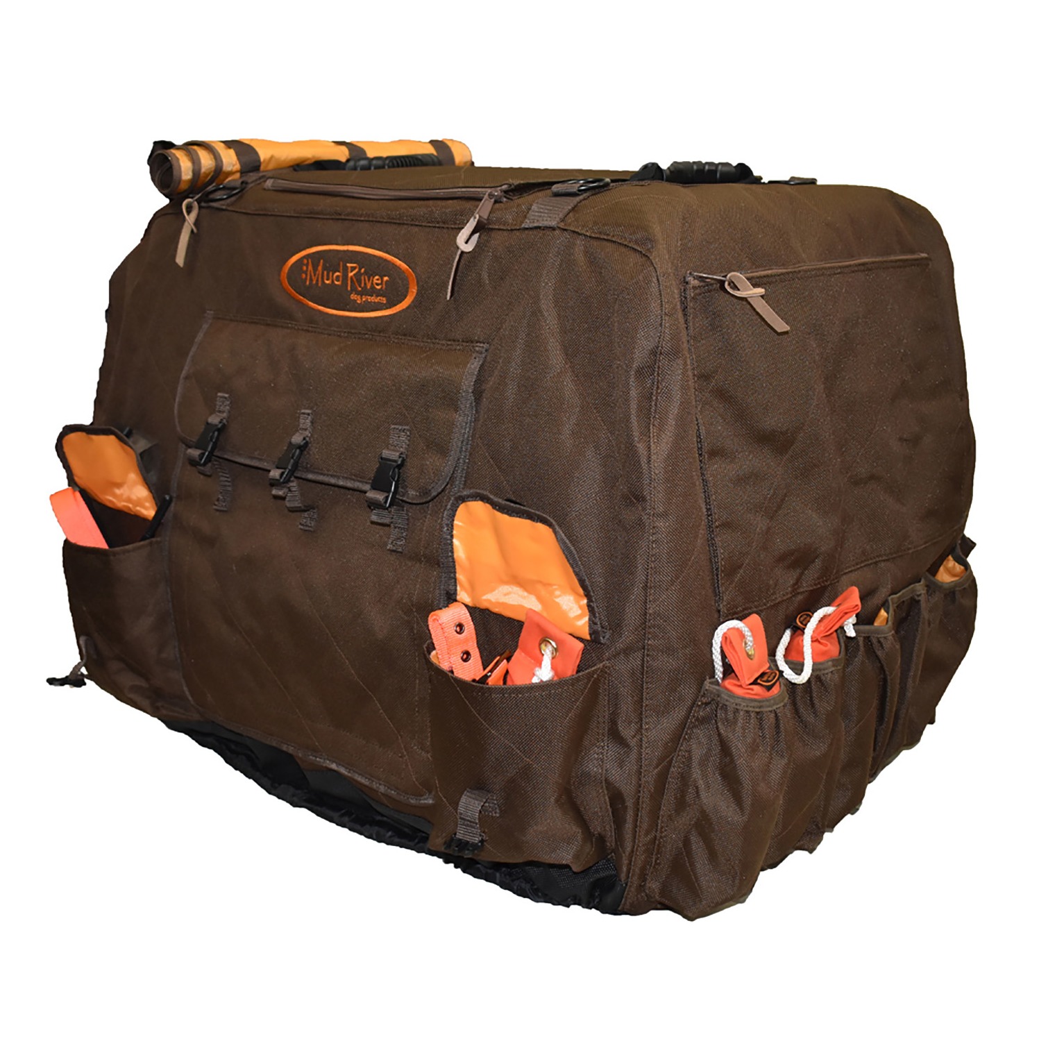 Mud River MRM1515 Dixie Insulated Kennel Cover Brown Polyester Large 36” x 26” x 26”