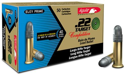 Aguila 22 LR Target 40gr, Lead Bullet,50rd