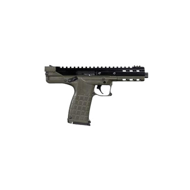 Kel-Tec CP33GRN CP33 22 LR 33+1 5.50" Black Ported/Threaded Barrel, Serrated/Optic Ready Slide, Green Polymer w/Picatinny Rail Frame, Black Polymer Grip Ambidextrous