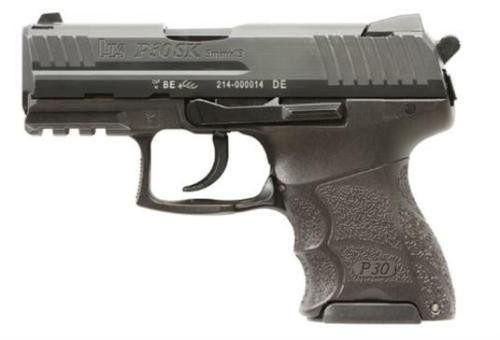 HK P30 Subcompact, V3 9MM, 3.27" Barrel, Adjustable Grip, Night Sights, 3-10rd Mags