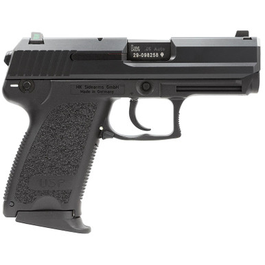 HK 81000343 USP Polymer Frame 45 ACP 8+1 3.78" Polygonal Rifled Barrel, Black Serrated Slide, Black Polymer Frame, Black Polymer Grip, Ambidextrous