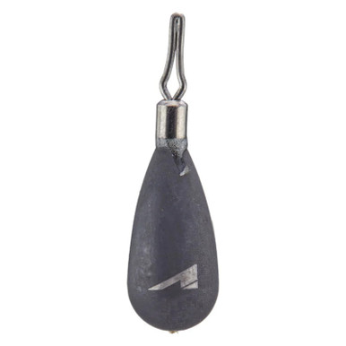 Ark Fishing No Chip Tungsten Tear Drop Shot Weights 3/8 Oz Matte Black