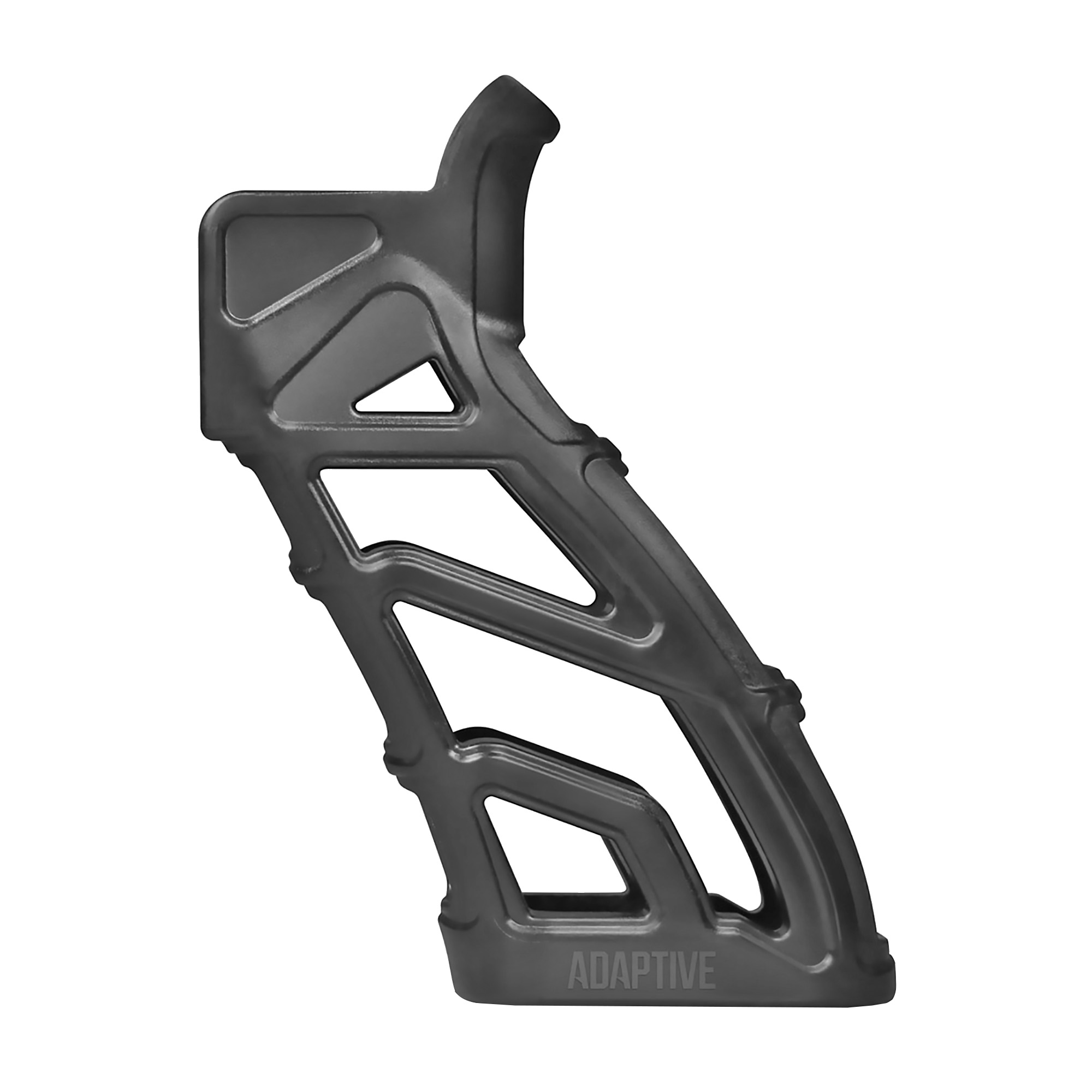 ADAPTIVE TACTICAL AT01900 Lightweight Tactical Grip (LTG) Skeletonized Black Polymer, 25 Degree Grip Angle, Fits AR Platform