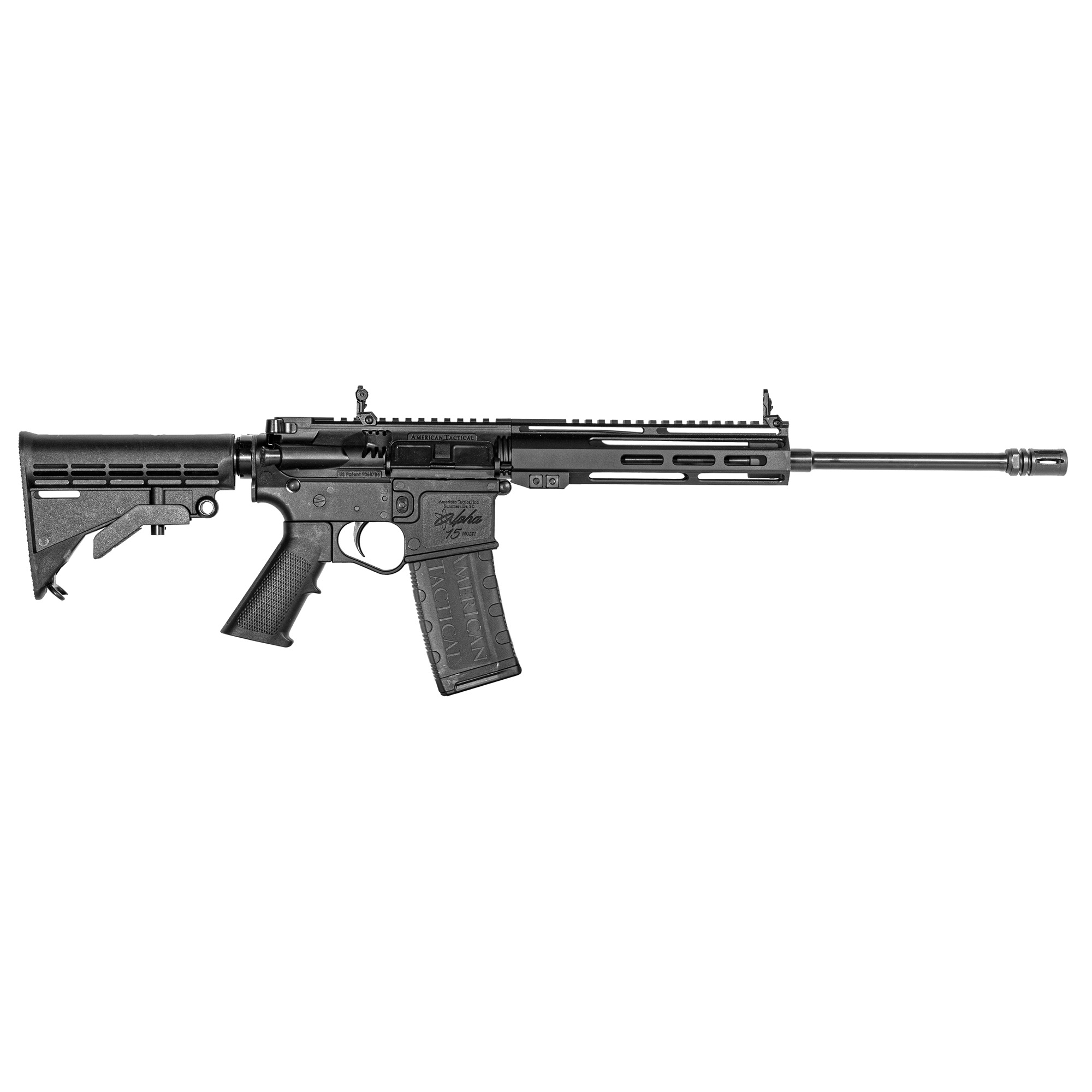 ATI ATIGALP556M8 Alpha-15 5.56x45mm NATO 16” 30+1 Black Synthetic Collapsible Stock Black Polymer Grip with 8” M-LOK Handguard Right Hand